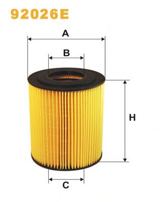 WIX FILTERS 92026e -  Фильтр масляный двигателя